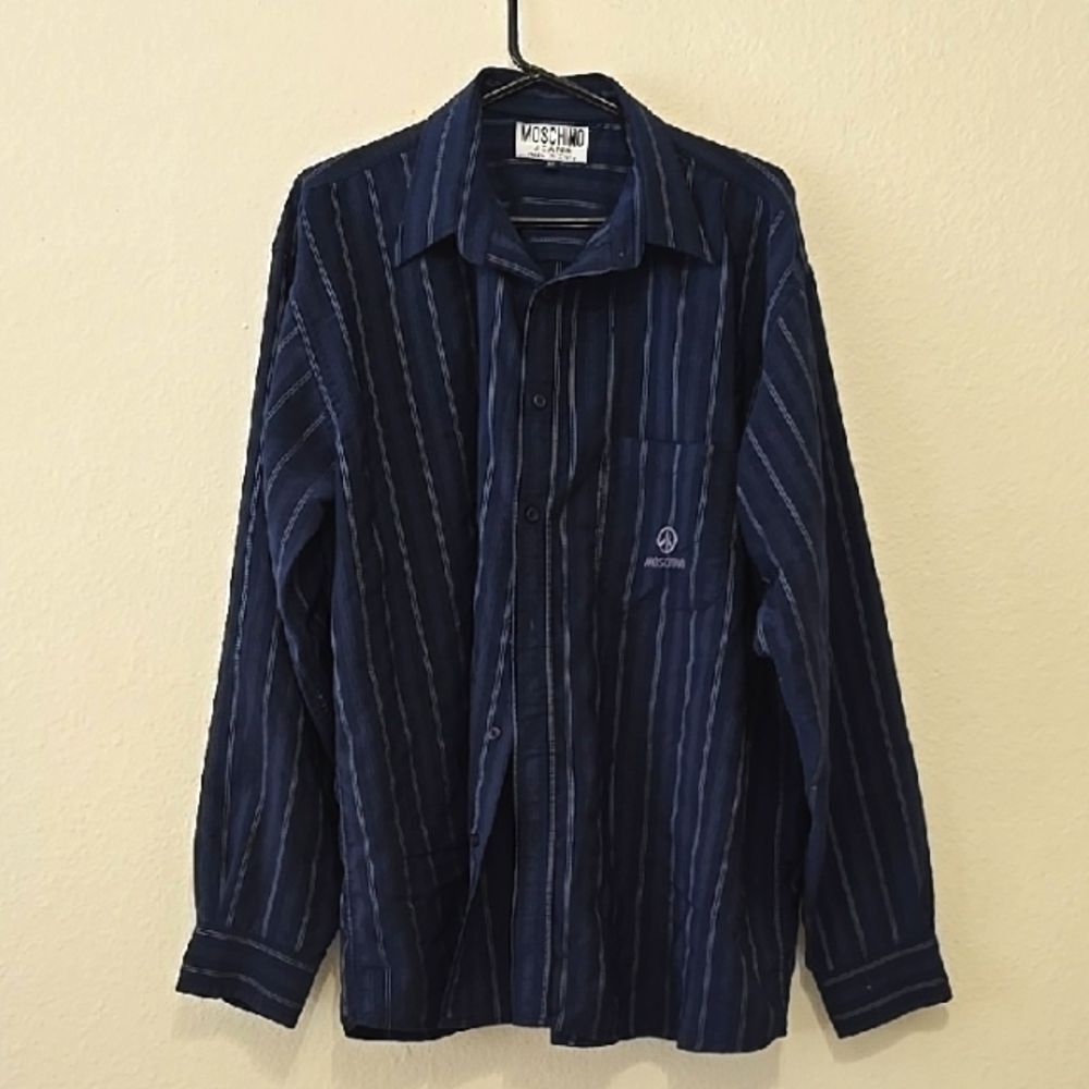 MOSCHINO JEANS STRIPPED‎ SHIRT XL